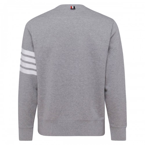 LIGHT GREY COTTON SWEATSHIRT