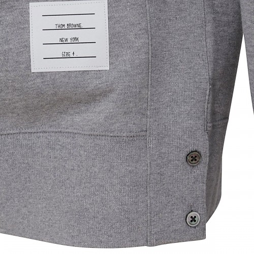 LIGHT GREY COTTON SWEATSHIRT