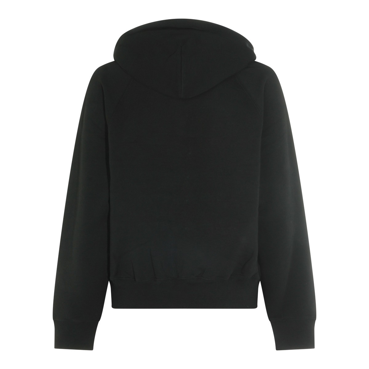 BLACK COTTON SWEATSHIRT