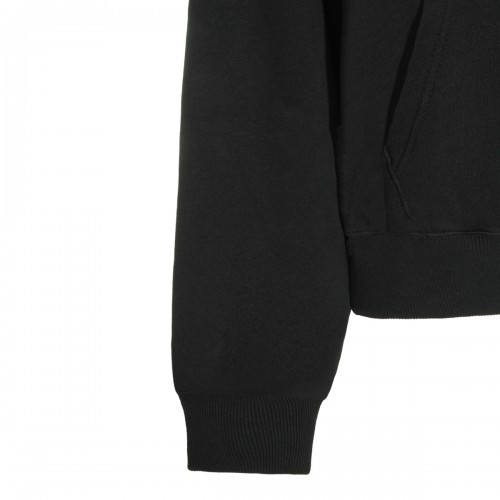 BLACK COTTON SWEATSHIRT