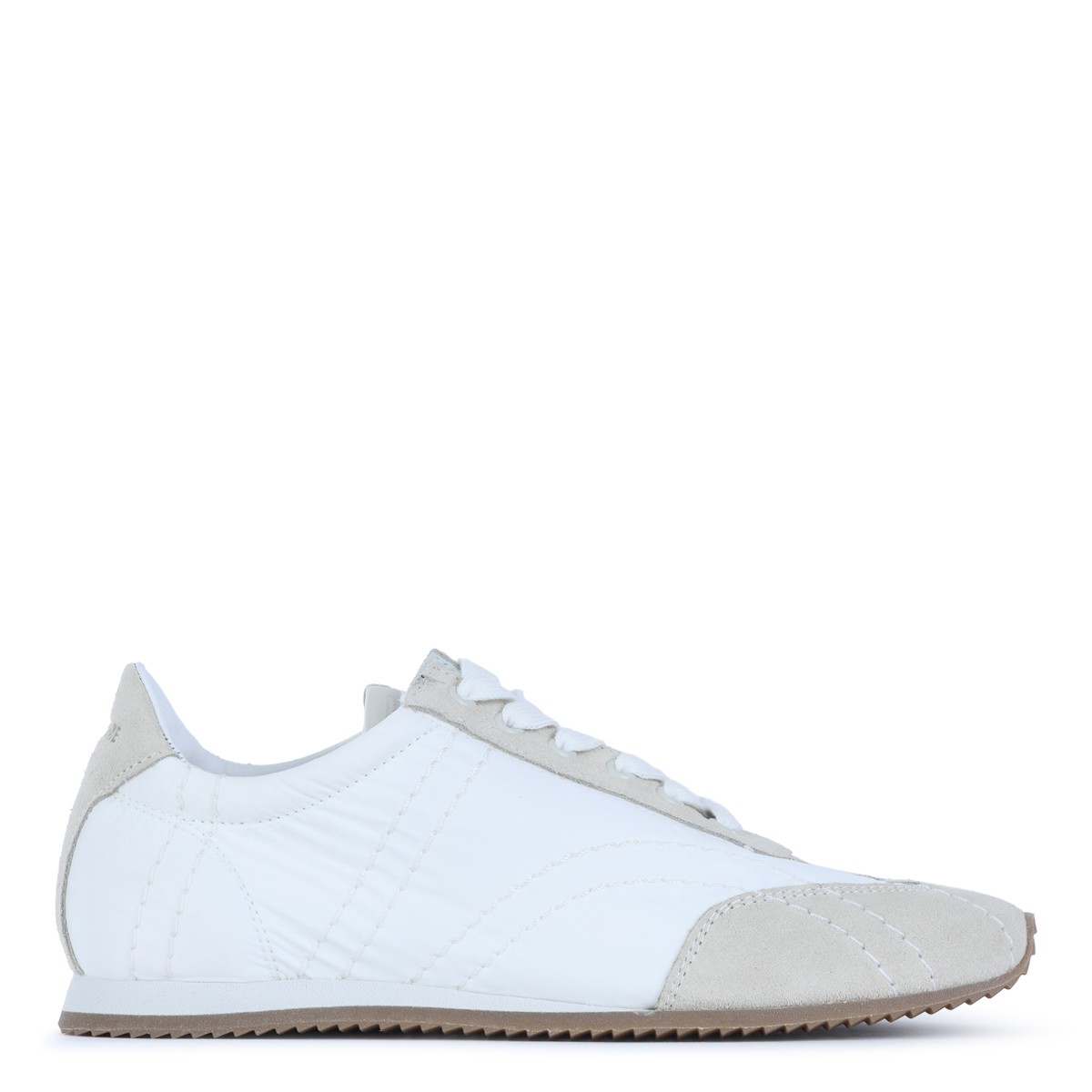 WHITE AND GREY FLEX SNEAKERS