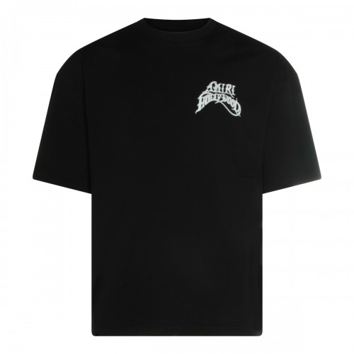 BLACK COTTON T-SHIRT