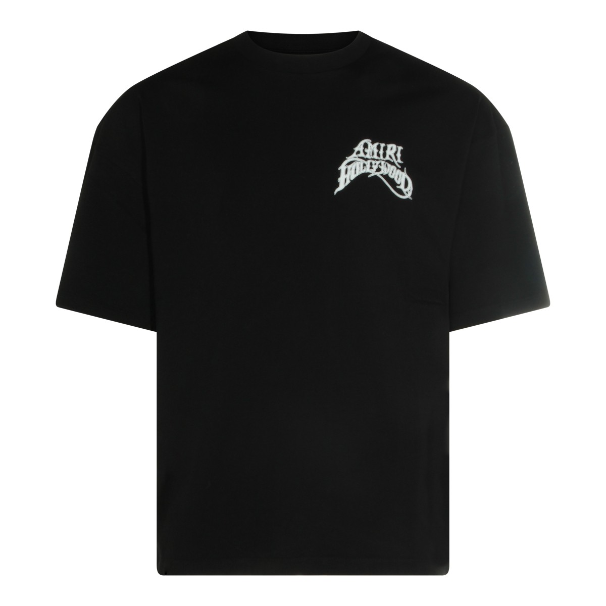 BLACK COTTON T-SHIRT
