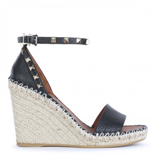 BLACK ROCKSTUD ESPADRILLAS