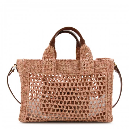 BEIGE SUMMER BANANA TOP HANDLE BAG