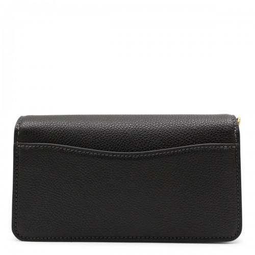 BLACK LEATHER TABBY CROSSBODY BAG