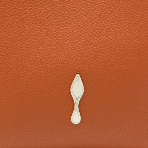 COGNAC LEATHER BETTINA SMALL SHOULDER BAG