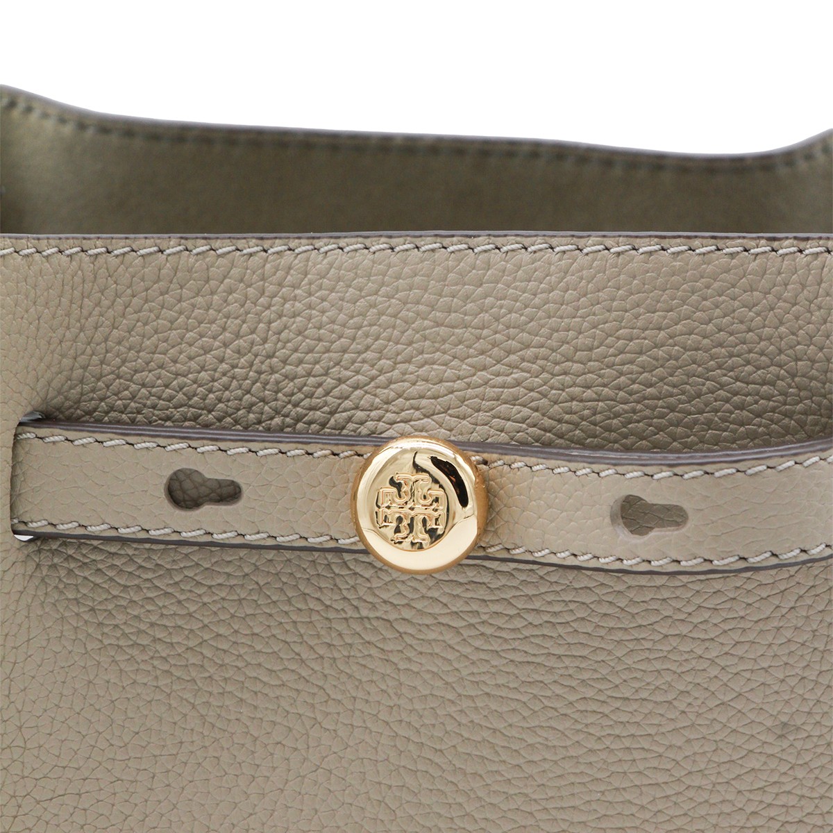 GREY LEATHER ROMY SATCHEL