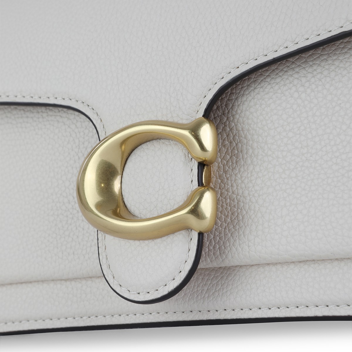 WHITE LEATHER SHOULDER BAG