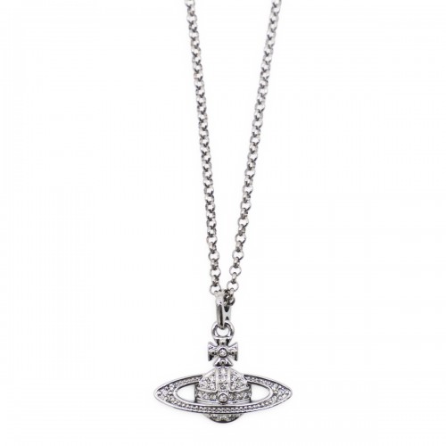 SILVER BRASS NECKLACE 2