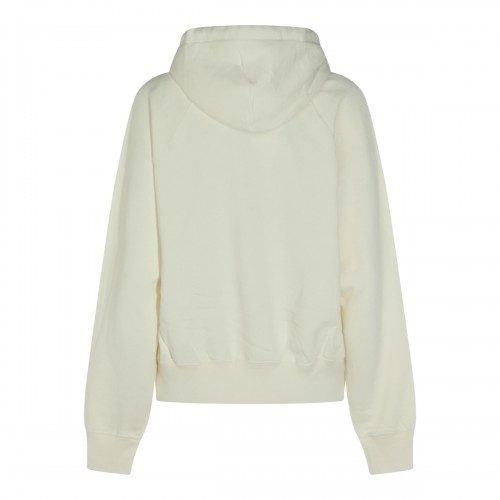 WHITE COTTON SWEATSHIRT 2