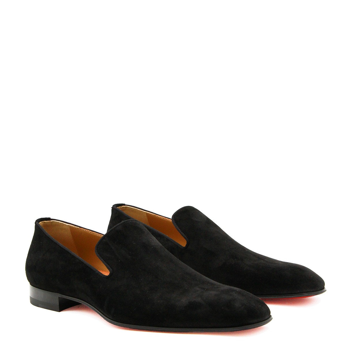 BLACK LEATHER DANDELION LOAFERS
