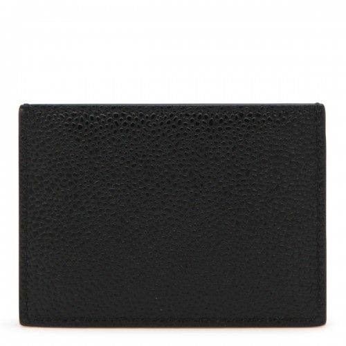 BLACK LEATHER CARD HOLDER 2