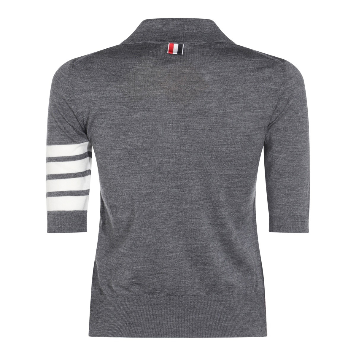 GREY WOOL KNITWEAR