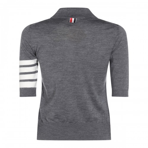 GREY WOOL KNITWEAR