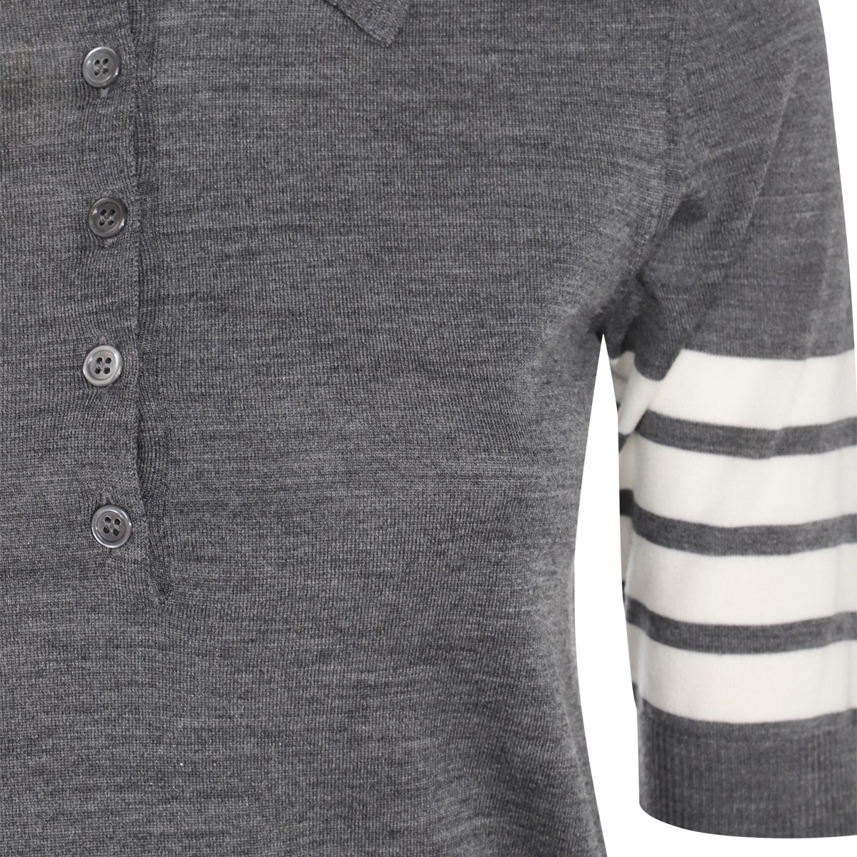 GREY WOOL KNITWEAR