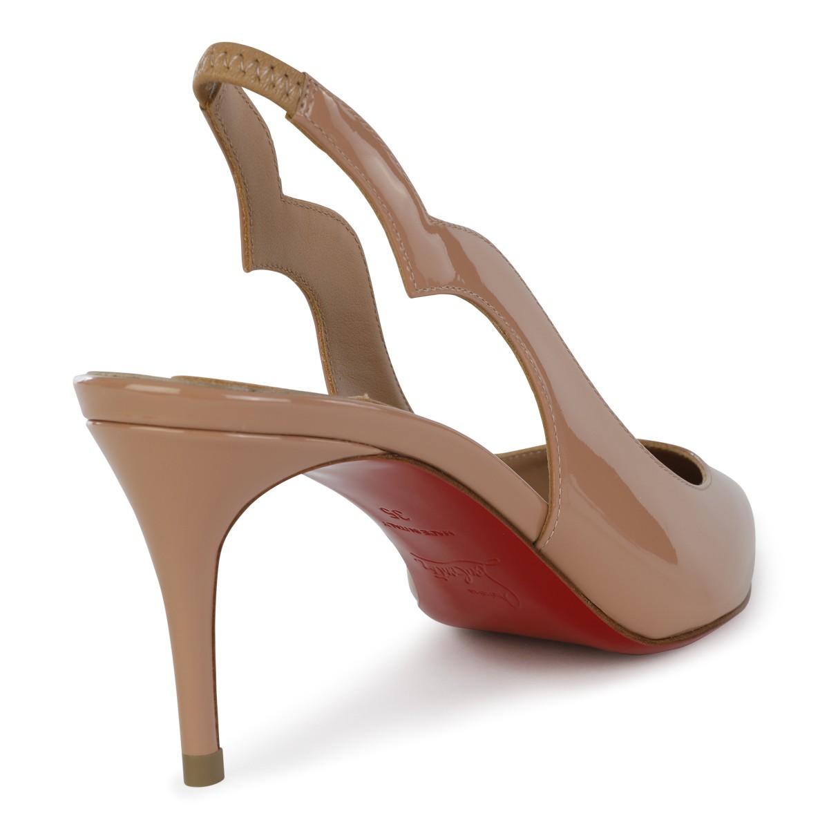BLUSH LEATHER HOT CHICK PUMPS