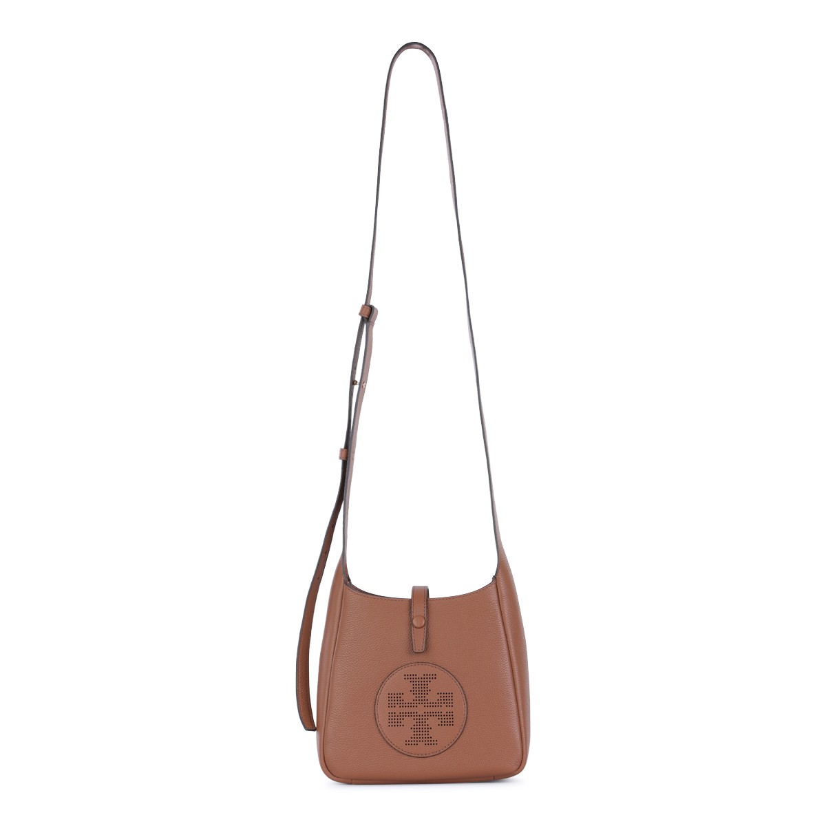BROWN LEATHER MILLER SWING SHOULDER BAG