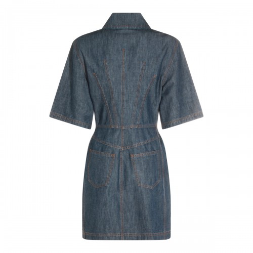 BLUE COTTON DRESS