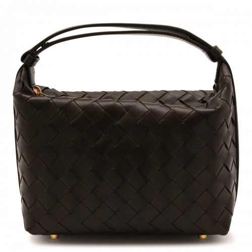 DARK BROWN LEATHER WALLACE TOP HANDLE BAG
