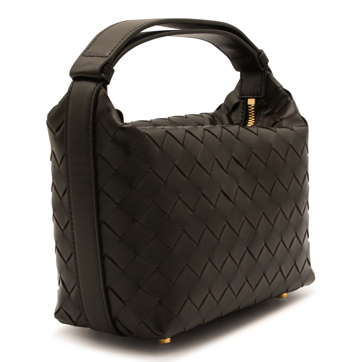 DARK BROWN LEATHER WALLACE TOP HANDLE...