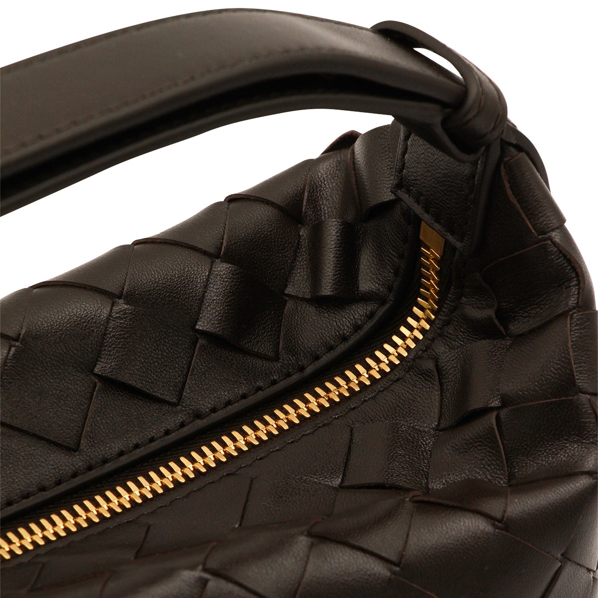 DARK BROWN LEATHER WALLACE TOP HANDLE...