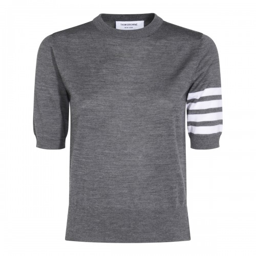 GREY WOOL KNITWEAR
