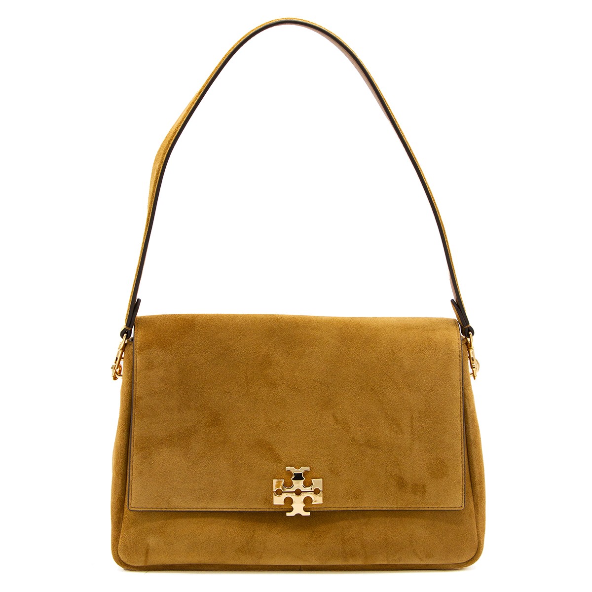 BROWN LEATHER CHARLIE MEDIUM SHOULDER...