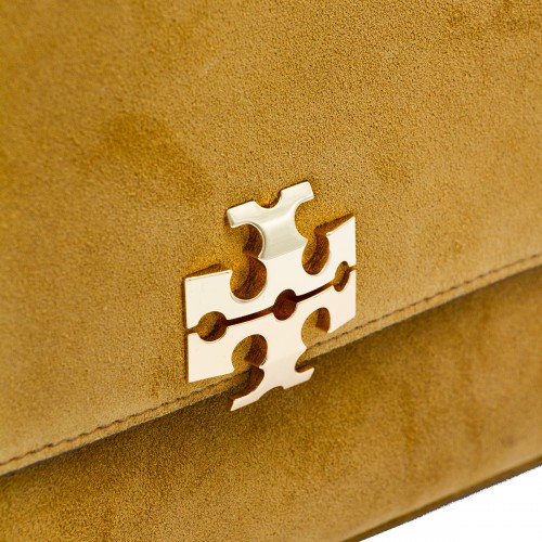 BROWN LEATHER CHARLIE MEDIUM SHOULDER BAG