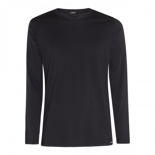 BLACK COTTON T-SHIRT