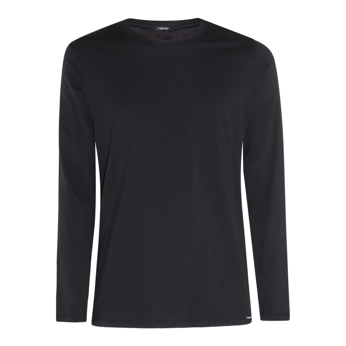 BLACK COTTON T-SHIRT
