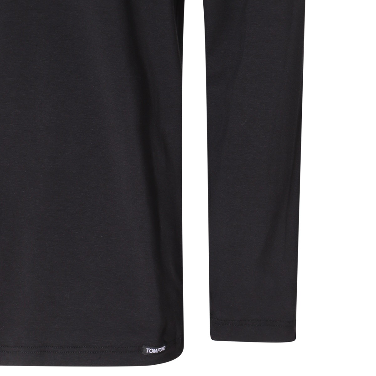 BLACK COTTON T-SHIRT