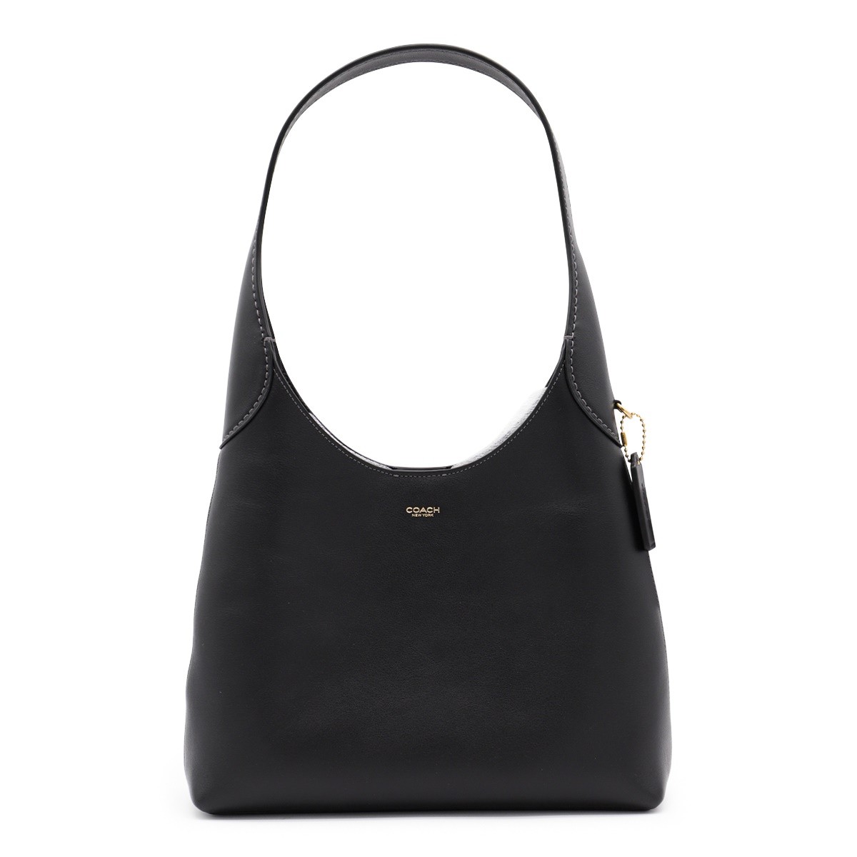 BLACK LEATHER BROOKLYN 28 SHOULDER BAG
