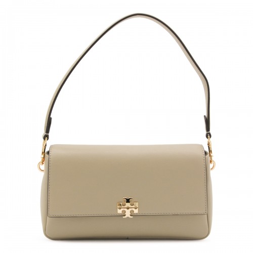 BEIGE LEATHER CHARLIE SMALL SHOULDER BAG