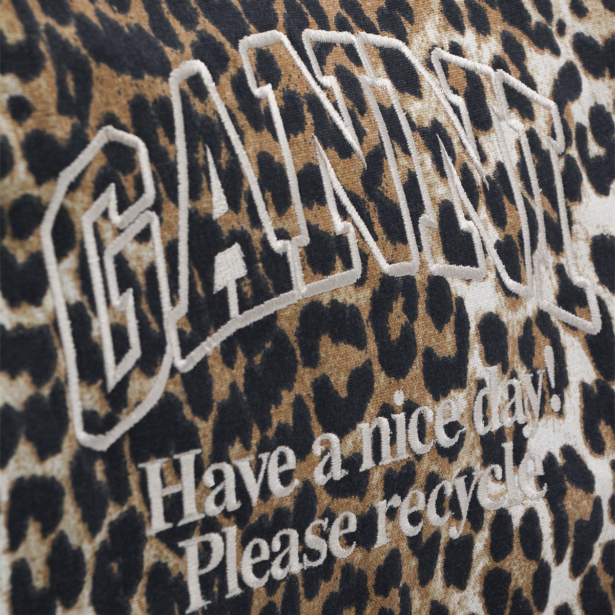 LEOPARD COTTON TOTE