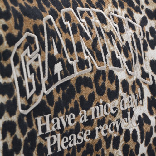 LEOPARD COTTON TOTE