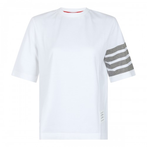 WHITE COTTON T-SHIRT