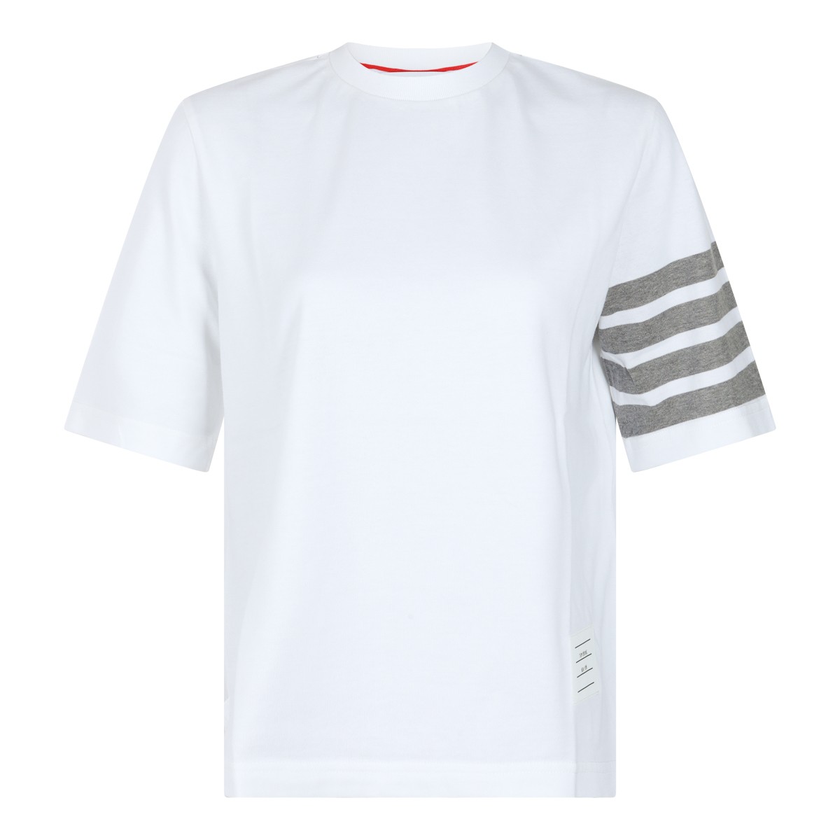 WHITE COTTON T-SHIRT