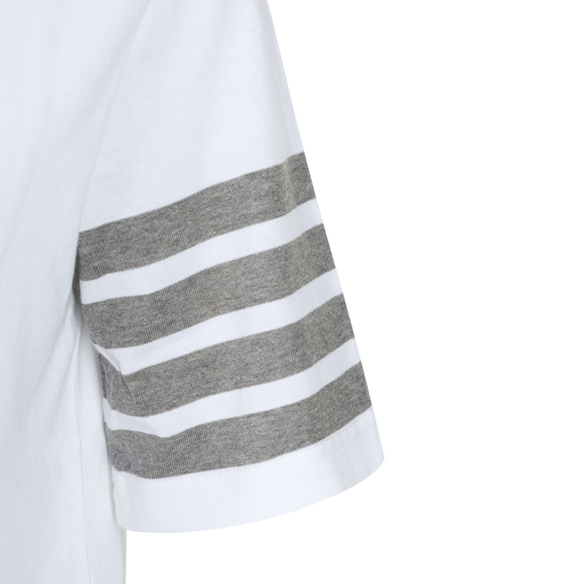 WHITE COTTON T-SHIRT