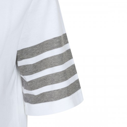 WHITE COTTON T-SHIRT