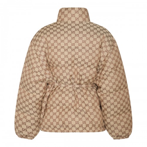 BEIGE COTTON DOWN JACKET 2