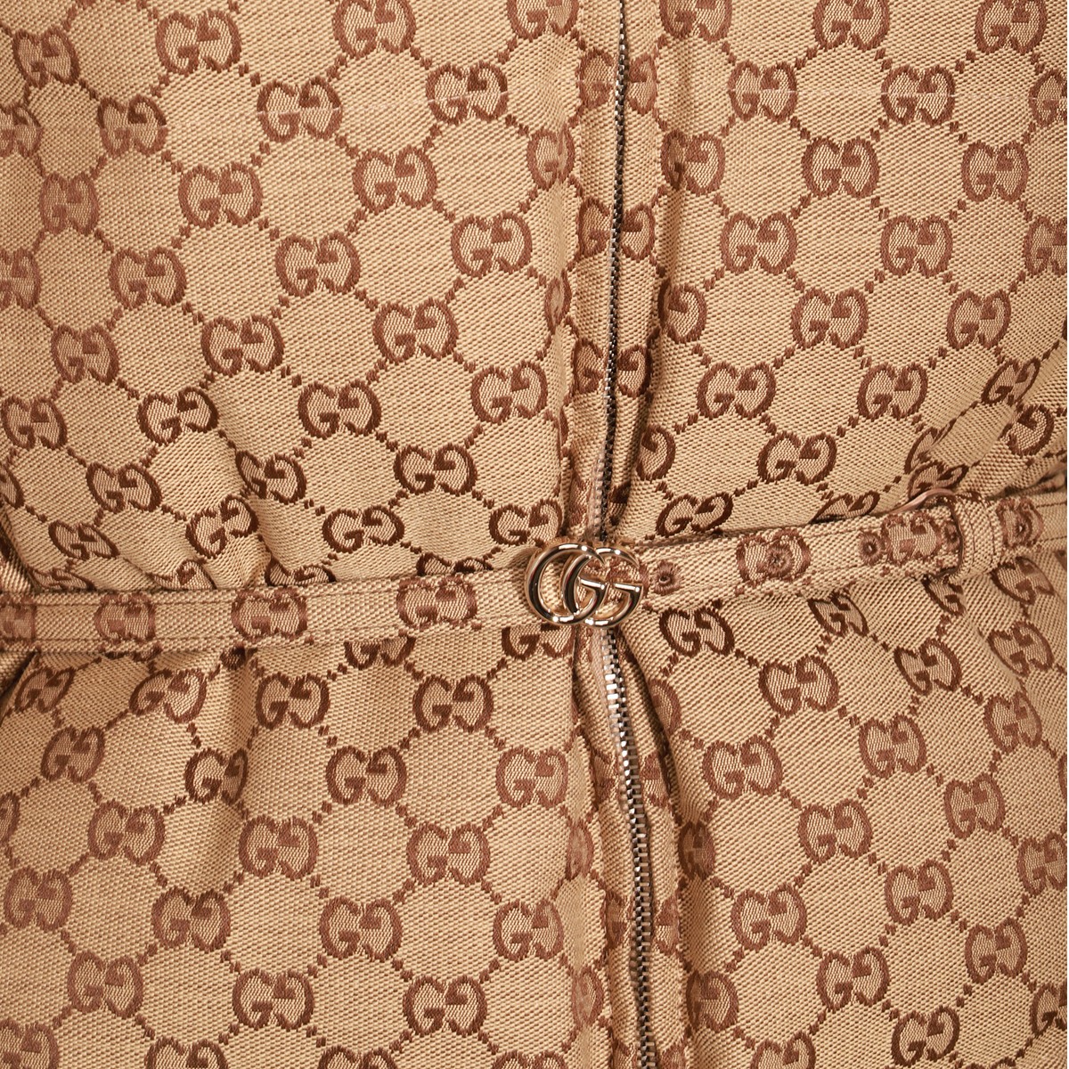BEIGE COTTON DOWN JACKET