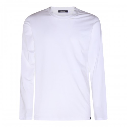 WHITE COTTON T-SHIRT