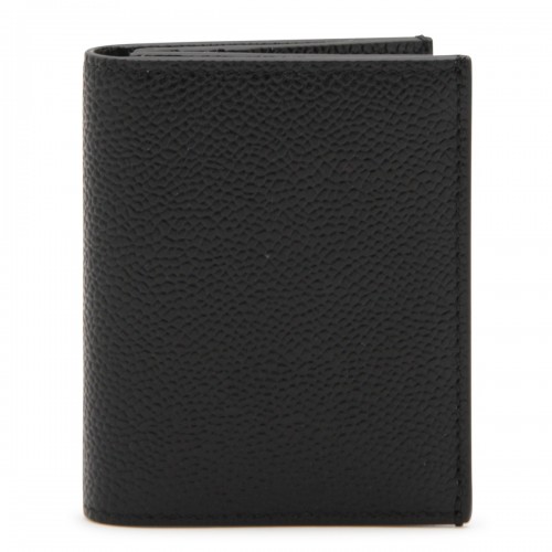 BLACK LEATHER CARD HOLDER