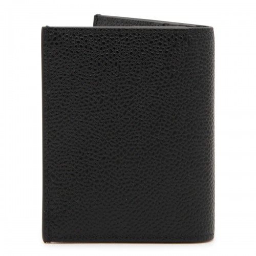 BLACK LEATHER CARD HOLDER