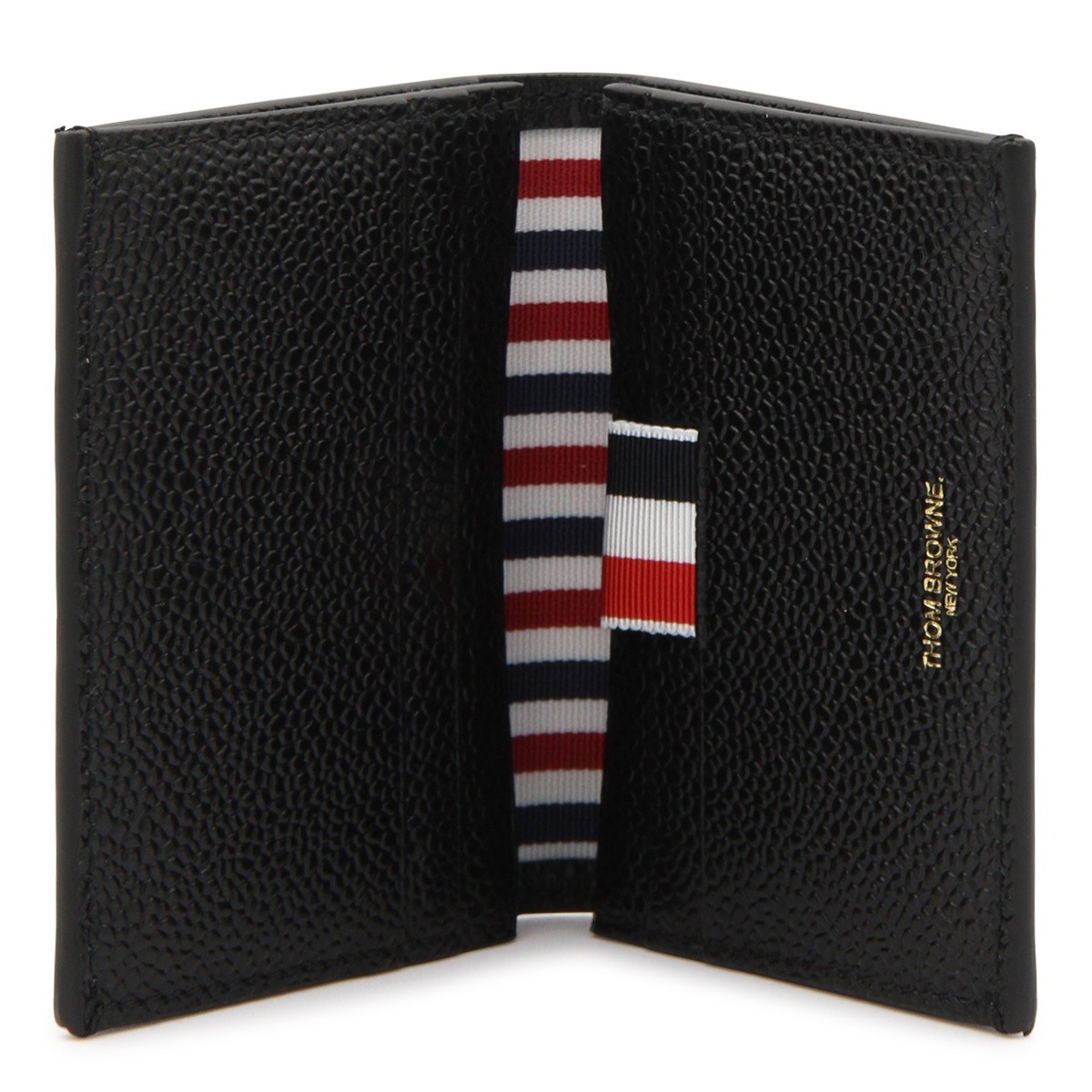 BLACK LEATHER CARD HOLDER