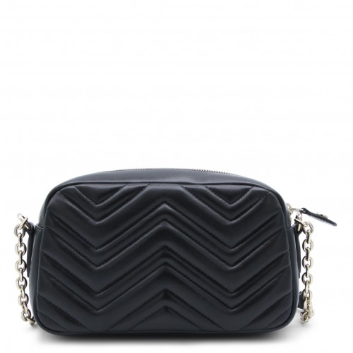 BLACK LEATHER MARMONT CROSSBODY BAG