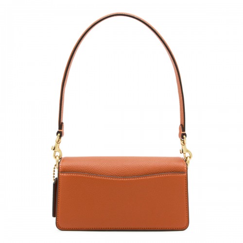 BROWN LEATHER TABBY 20 REFRESH SHOULDER BAG 