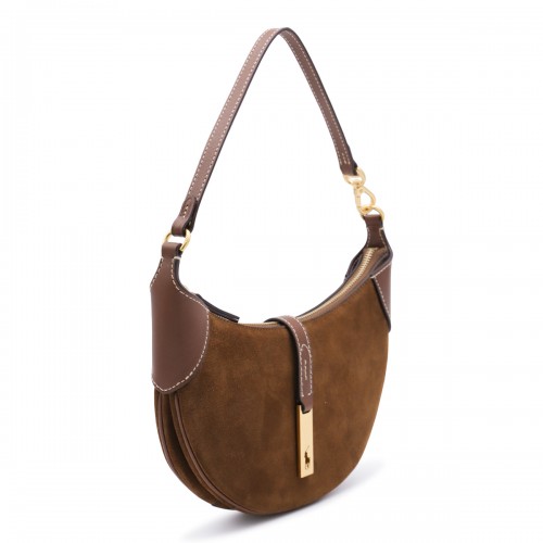 BROWN LEATHER SHOULDER BAG