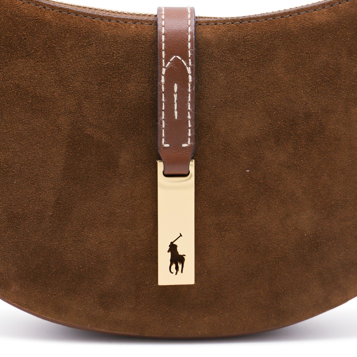 BROWN LEATHER SHOULDER BAG